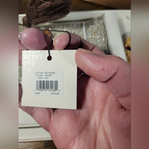 Rachel Zoe Silver Coin Purse with Cookie Charm - Picture 4 of 10